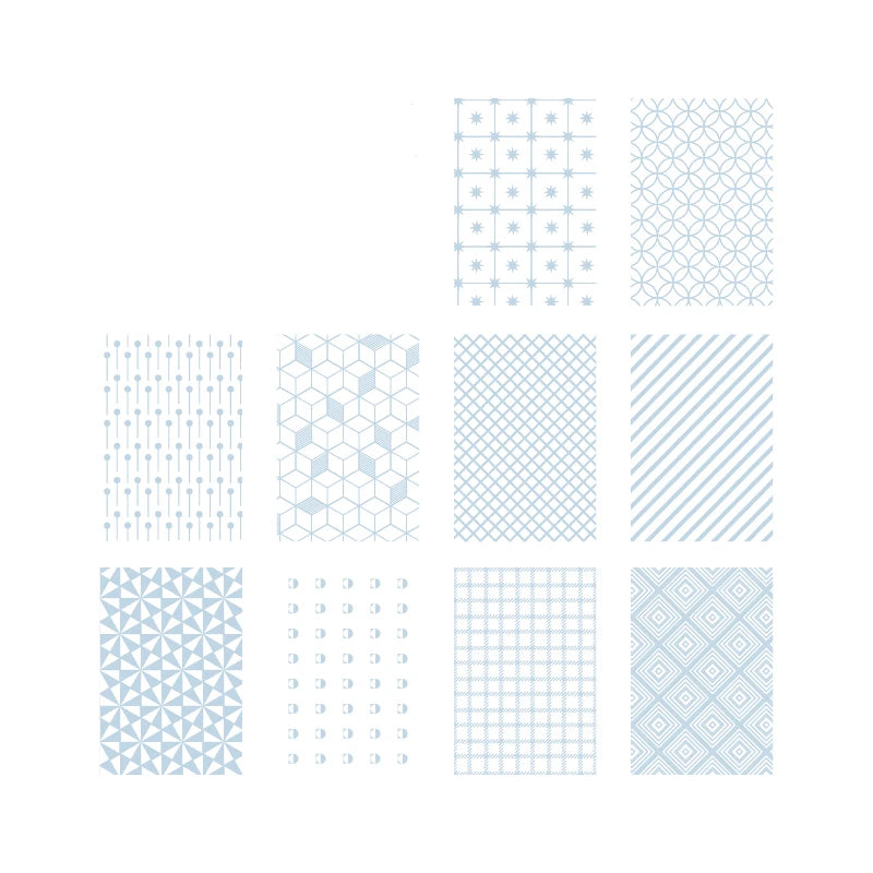 50 Pcs Kawaii Ins Paper Card DIY Decoration Idol Photocard Scrapbooking Diary Background Collage Material Paper Stationery - 
