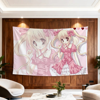 Flag Anime Moe For Room Dorm Girl Party Hogar Art Bedside Living Room Wall Hanging Y2k Garden Decor Cutecore Banner Gift