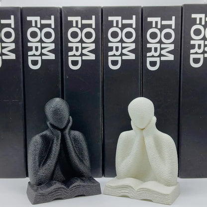 An Abstract Figure Ornament, A 3D-printed Thinking Figure Statue, A Desktop Decoration for Readers, and A Graduation Season G