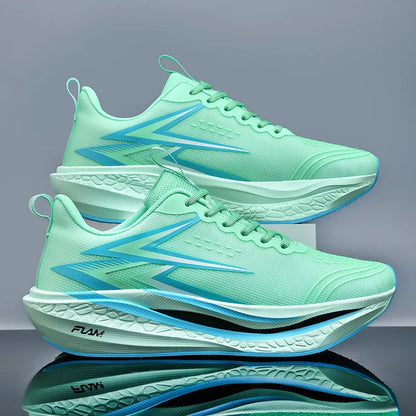 Running Shoes Speciality Marathon Men Sports Breathable Lightweight Carbon Board Women's Comfortable Athletic Nonskid Sneaker