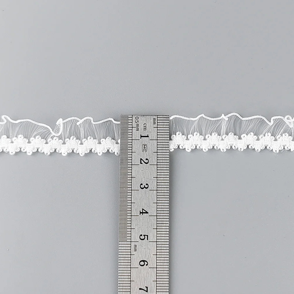 10 Yard 1.5cm Elastic Braid Hollow Lace Embroidery Collar Ribbon Patchwork Material Handmade DIY Apparel Sewing Supplies