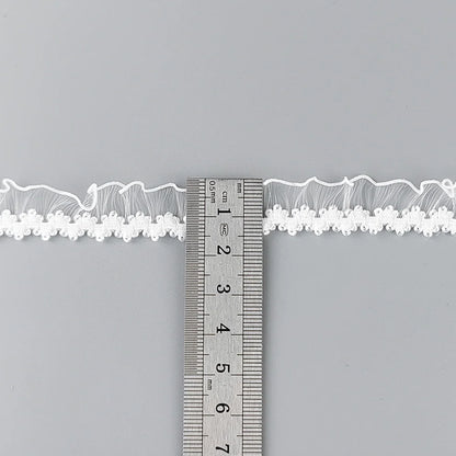 10 Yard 1.5cm Elastic Braid Hollow Lace Embroidery Collar Ribbon Patchwork Material Handmade DIY Apparel Sewing Supplies