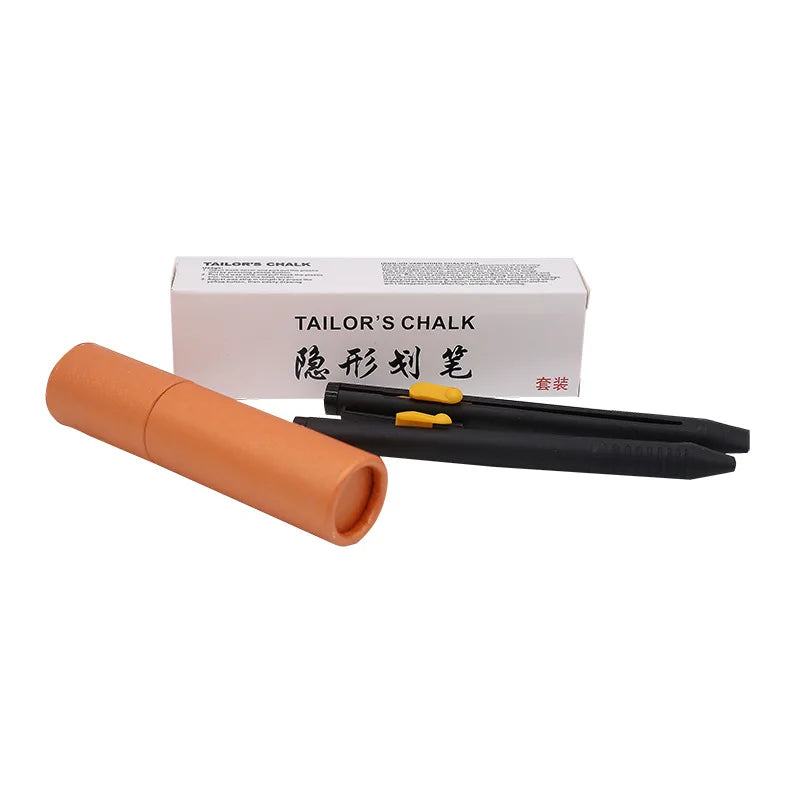 ​​Tailors Invisible Chalk Pencil Patchwork Disappearing Fabric Marker Pens for DIY Craft Sewing Marking Chalk Accessories​​