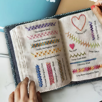 1 set of embroidery embroidery books, stitch books, DIY stitch books, embroidery sewing books, embroidery sewing books, embro