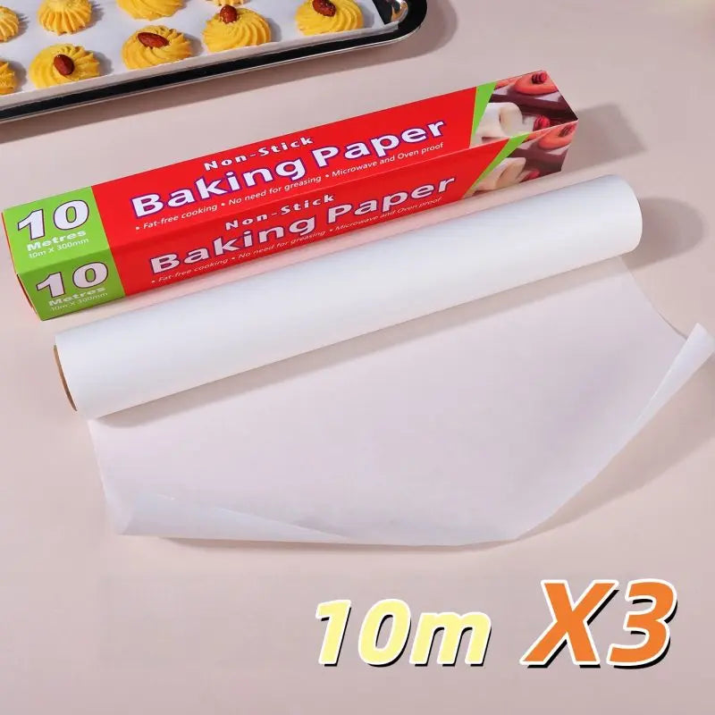 Parchment Paper Baking Sheets, Non-Stick Precut Baking Parchment, for Baking Grilling Air Fryer Steaming Bread Cup Cake Cooki