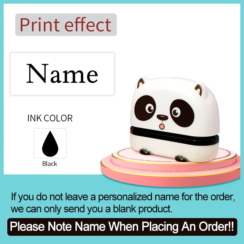 Personalized Name Stamp Set - Custom Waterproof Seal for Organizing Clothes,Shoe,School Supplies,Durable Back To School Gift