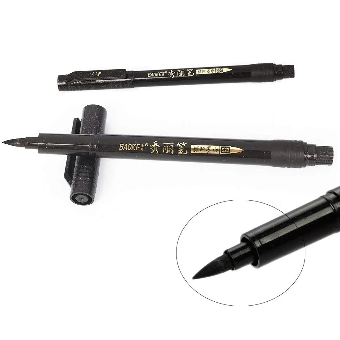 Calligraphy Pen Hand Lettering Pens Brush Lettering Pens Markers for Writing DrawingBlack Ink Pens Art Marker