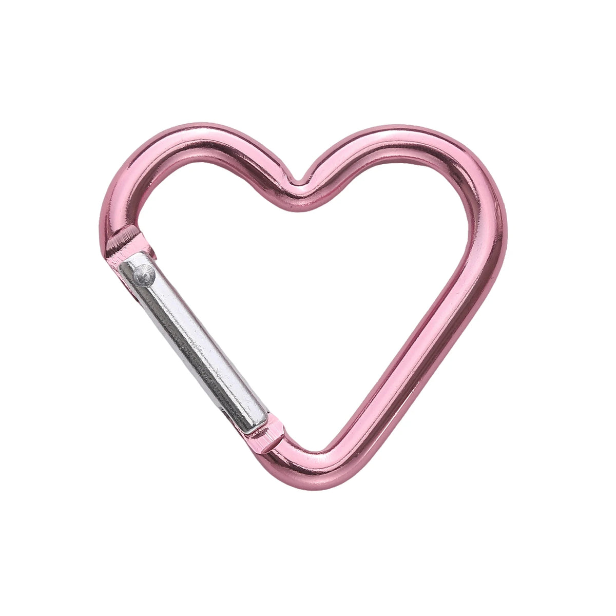 1 Pc Carabiner Rock Aluminum Mountain Buckle Star/Heart/D/Bone Shape Locking Clasp Keychain Multifunction Tools Jewelry Findi