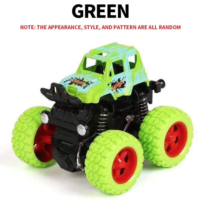 4PCS/2PCS/1PC Inertial off-road vehicle toys - suitable for Halloween, Christmas, boys and girls gifts - GREEN