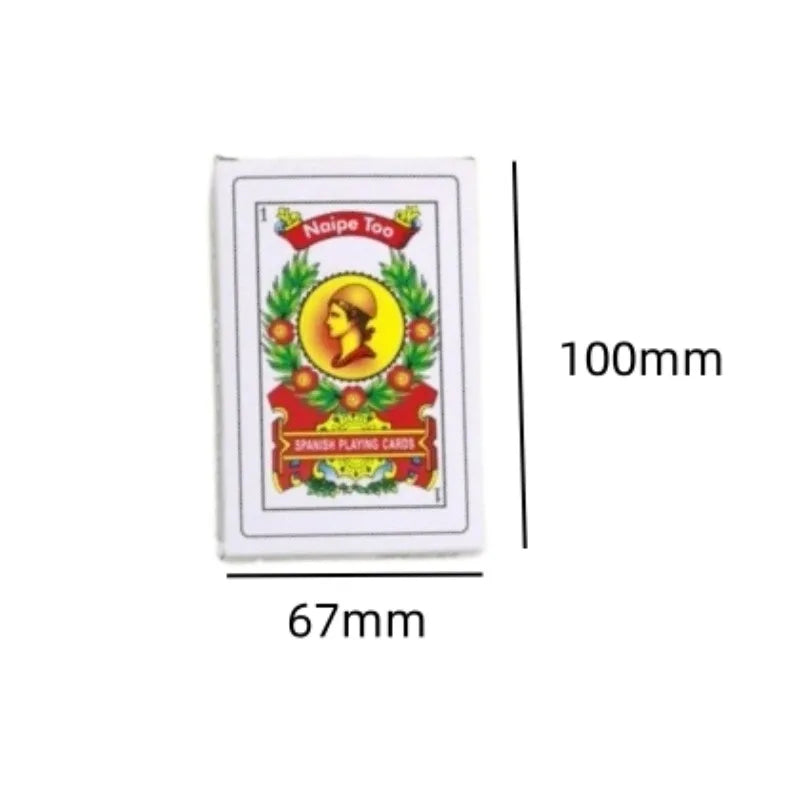 Fun Spanish Poker Game Card Paper Material 50 Cards Spanish Playing Cards Deck Family Party Board Game Magic Card For Party P