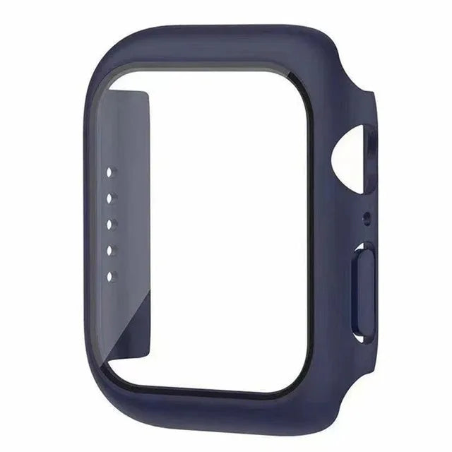 Glass+Cover For Apple Watch case 44mm 40mm 41 42 45 mm 49mm 46mm Screen Protector iWatch series Ultra 10 9 8 7 6 SE 5 Accesso