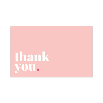 30/50Pcs Thank You Card Business Card Order Thank You Party Card for your support Small card Thank you - C / 30PCS-1Bag