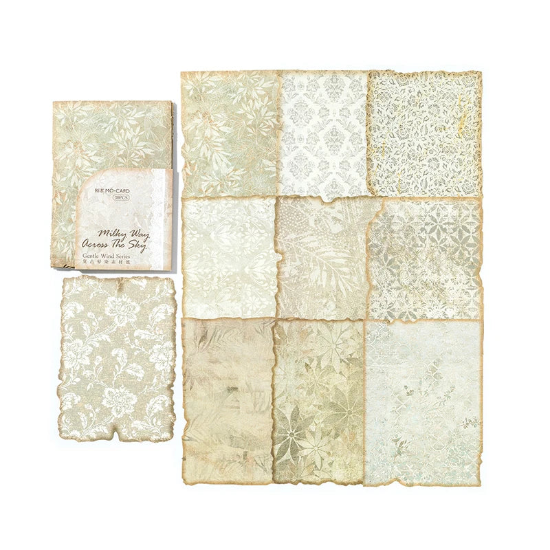30 Sheets Vintage Journal Scrapbooking Supplies Material Labels paper for Journal notebook Planner hand made Craft Supplies -