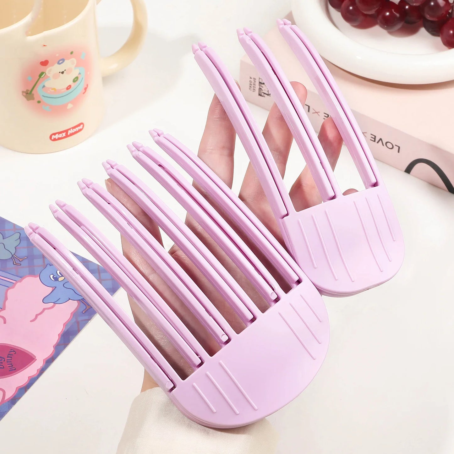 Fluffy Hairpin Curling Bangs Clips Hair Roots Volumizing Hair Clips Women Curling Fixed Shape Clips Fashion Volume Hair Rolle