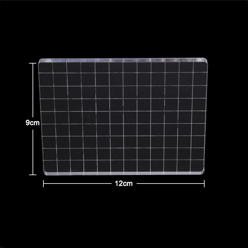 Acrylic Silicone Clear Stamps Block For Scrapbooking DIY Album Cards Decoration Embossing Handle Starter Shape Stamp - 8