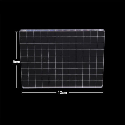 Acrylic Silicone Clear Stamps Block For Scrapbooking DIY Album Cards Decoration Embossing Handle Starter Shape Stamp - 8