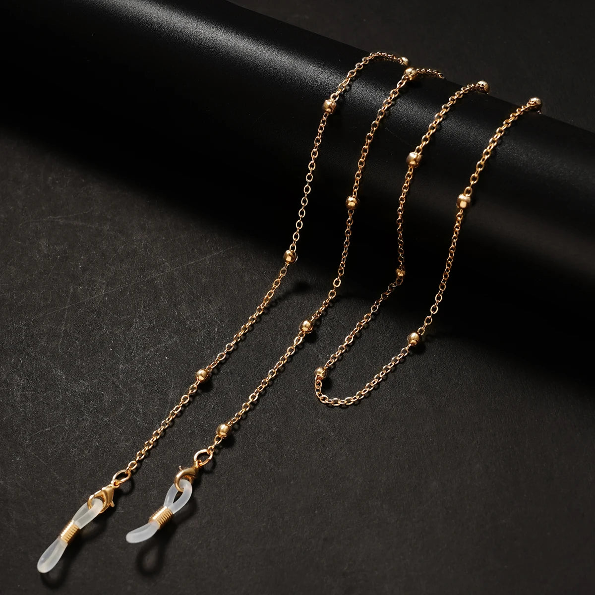 Sunglasses Masking Chains For Women Acrylic Pearl Crystal Eyeglasses Chains Lanyard Glass 2022 New Fashion Jewelry - GRAY