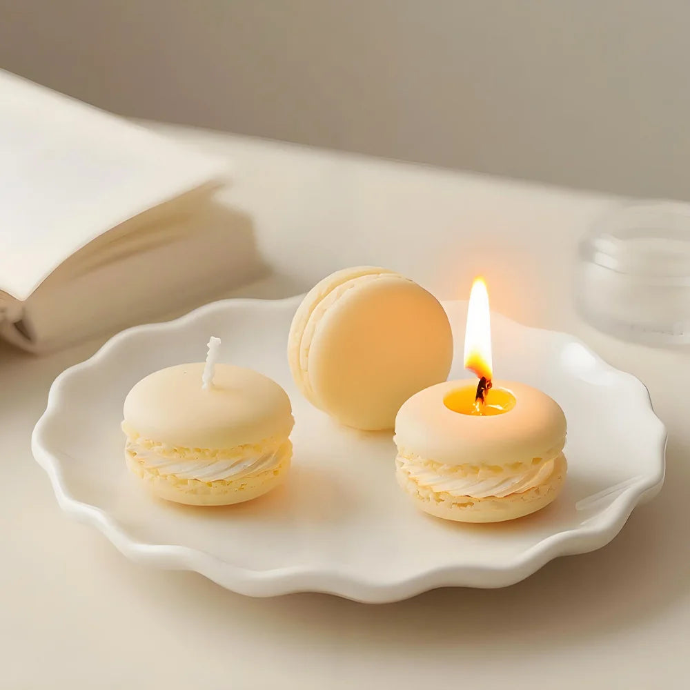 Macaron 3D Silicon Mold for Candle Soap Making Fondant Cake Molds Chocolate Candy Dessert Decor DIY Art Crafts Baking Mould T