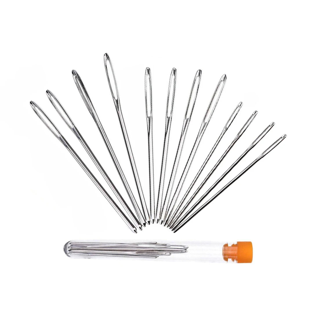 9 PCS Large Eye Blunt Sewing Needles Cross Stitch Knitting Needle Handmade Leather Embroidery Thread Needle Sewing Accessorie