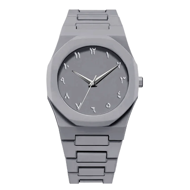TOMI Simple Style Men Quartz Watch Classic Male Daily Wristwatch - Gray
