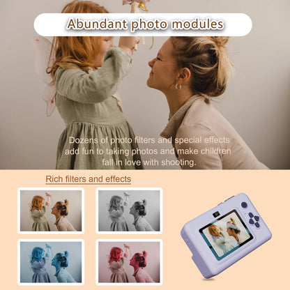 Digital Children Camera For Photography Mini Printer Portable Thermal Instant Print Photo Kids Camera 2.8inch HD Video Toy Gi
