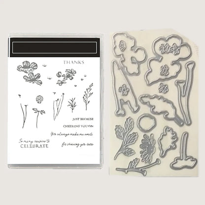 Spring 2026 April New Arrivals Stamp Dies Opulent Oasis Boutique Blossoms Thanks Man DIY Greeting Scrapbook Molds Mother's Da