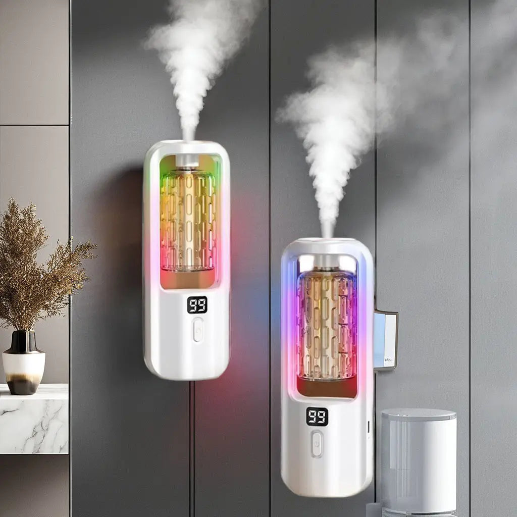 50ml Wall Mounted Aroma Diffuser Essential Oils Diffuser with Time Setting Air Purifying Fragrance Diffusing For Bedroom Toil