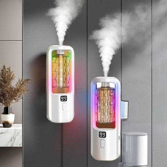 50ml Wall Mounted Aroma Diffuser Essential Oils Diffuser with Time Setting Air Purifying Fragrance Diffusing For Bedroom Toil