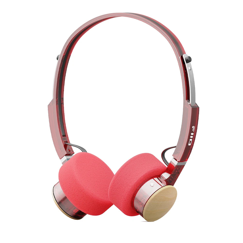 FIIO EH11 On-Ear Bluetooth Headphones, Powerful Bass & LDAC Hi-Res Audio, Lightweight Retro Design, 30H Battery, Dual Device 