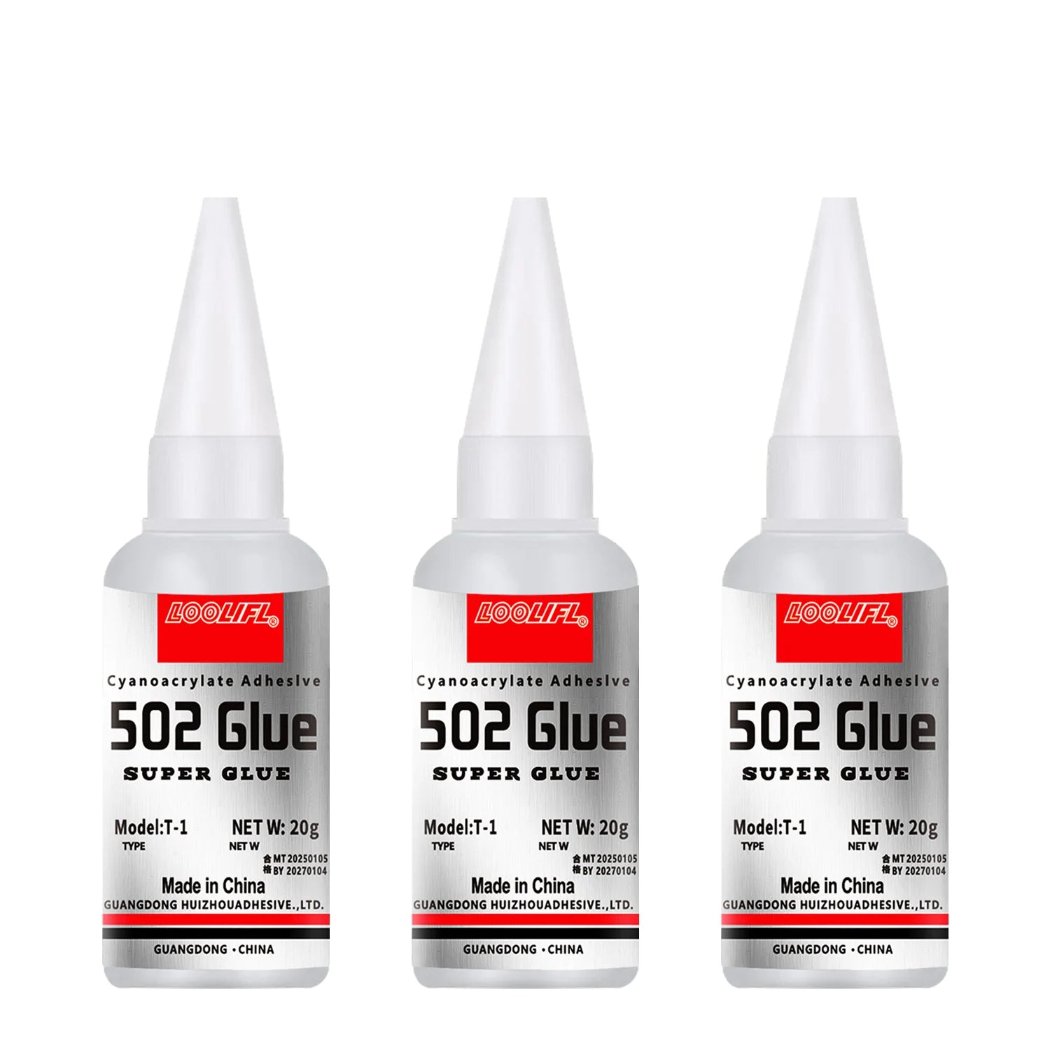 502 Super Strong Quick-Drying Adhesive, Professionally Used for Daily Repair of Toy Plastics, Is White, Transparent and Odorl