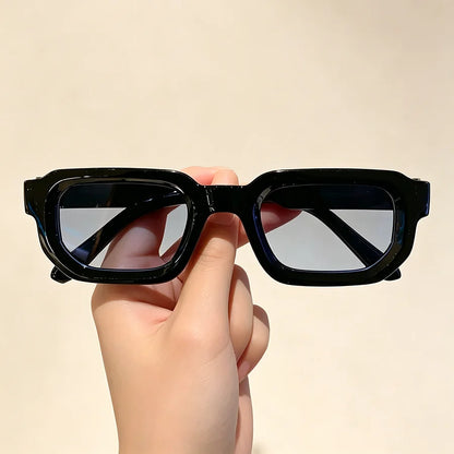 6PCS/Set Women Vintage Rectangle Frame Sunglasses Fashion Retro Sun Glasses Design Glasses Eyewear Men Goggle