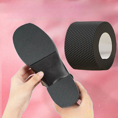 1 Roll Thick Non-Slip Wear-Resistant Shoe Sole Sticker - Anti-Abrasion Heel for Quieter, Sound-Canceling Chunky Heels Protect