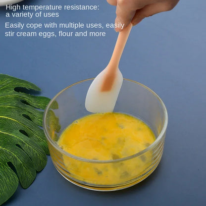 Kitchen Utensils Kitchens Heat Pastry Mini Resistant Baking Bar. Spatula Accessories Bakeware Translucent Cream Silicone Tool
