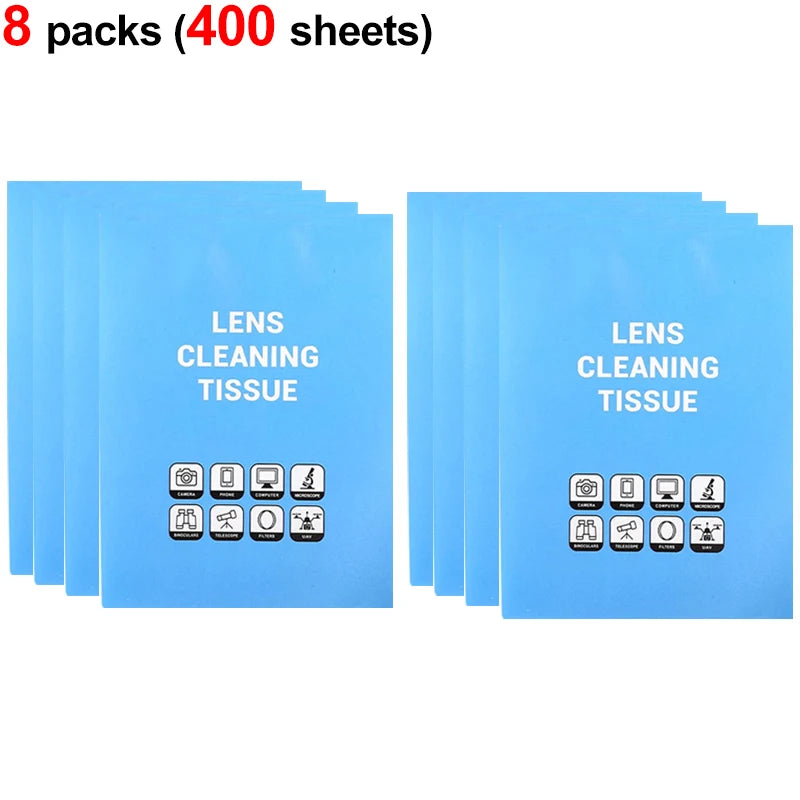 Lens Cleaning Tissue Paper Lens Cleaner Papers Tissue for Microscope Camera Len Glasses Computer Screens Electronic Screens -