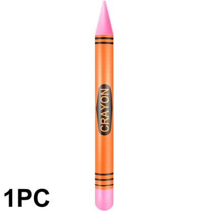 Jumbo Inflatable Crayon Balloon Neon Back to School Party Decoration First Day Of School Classroom Supplies - 1PC-OP