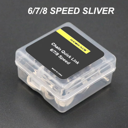 5 Pair Bicycle Chain Link Connector Joints Magic Buttons Cycling Speed Quick Master Links For Mountain Bike 6/7/8/9/10/11/12 