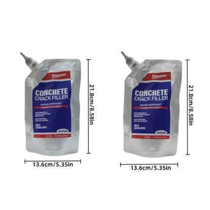 Elastic Gray Concrete Gap Sealant 350/500ML Anti-Aging Weatherproof Cement Floor Joint Repair Glue