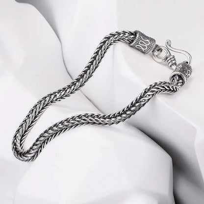 925 Sterling Silver Bracelet Chain Vintage for Men Women Luxury Wedding Jewelry Engagement Fashion Party Gifts