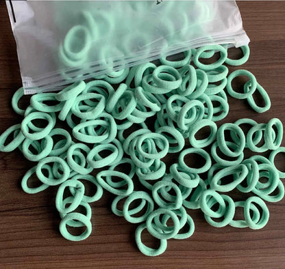 50/100Pcs Colorful Nylon Hair Bands for Children Scrunchie Hair Ties Rubber Band Kids Elastic Hair Leagues Girl Hair Accessor