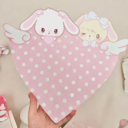 New Cute Cartoon Bunny Felt Decoration Cork Board Wall Photo Message Board Wall Punch-free No Damage The Wall Room Decoration