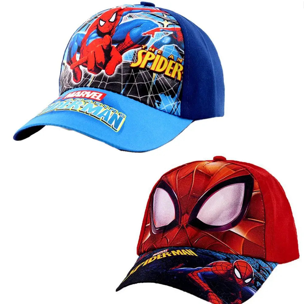 1 Pc Cartoon Baseball Cap Spider Man Action Figures Super Hero Hat Festival Party Supplies Gift Toy