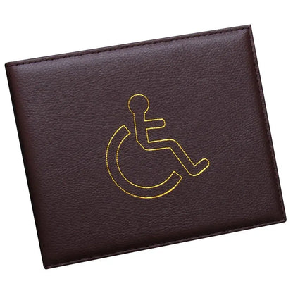 Handicapped Wallet Identity Badge Certificate Protection Cover Disabled Blue Badge Holder Document Safe Parking Permit Displa