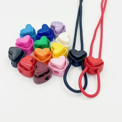 Art Supplies, Colorful Heart-Shaped Needle Protectors, Knitting Cord Locks for Crafts, Yarn Stoppers for DIY Projects, Cute S