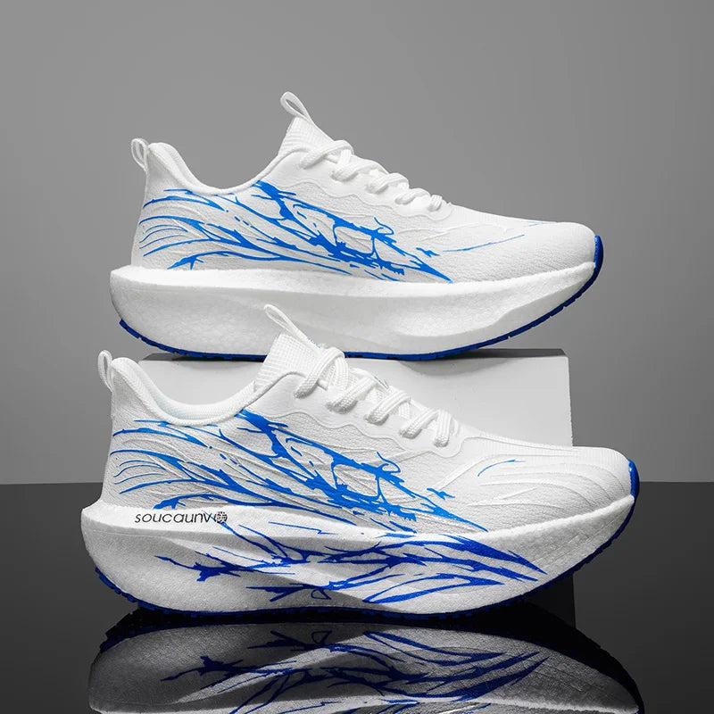 Marathon Running Shoes Men Carbon Board Speciality Sports Breathable Lightweight Women's Comfortable Athletic Nonskid Sneaker