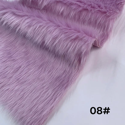 Fur Imitate Fabric 30x50cm Polyester Fiber Medium Thickness Woven Technics 2.5cm Long Fur Fabric Cosplay Fursuit Fur Material