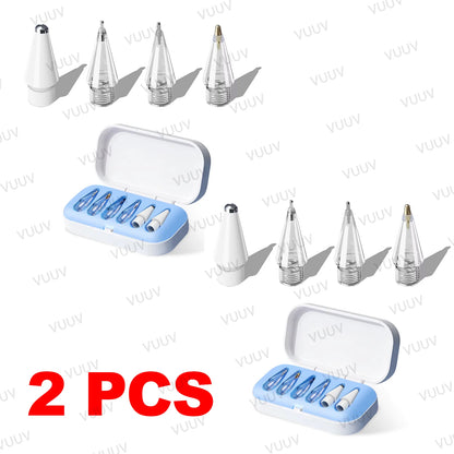 4 / 6 Pcs Replacement Pencil Tips For Apple Pencil Pro/2nd Gen/1st Gen/USB-C, Upgraded iPad Pen Tips With Storage Case