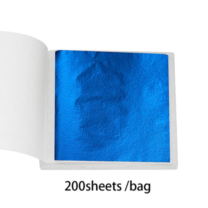 100-200sheets Imitation Gold Foil Paper Leaf Gilding DIY Epoxy Resin Mold Jewelry Making Filling Decorate Resin Crafts Tool -