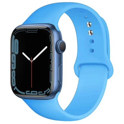 Silicone Band For Apple Watch straps 49mm 40mm 44 mm 45mm 46mm 42mm 41mm 38mm sports bracelet iWatch series 10 9 8 3 SE ultra