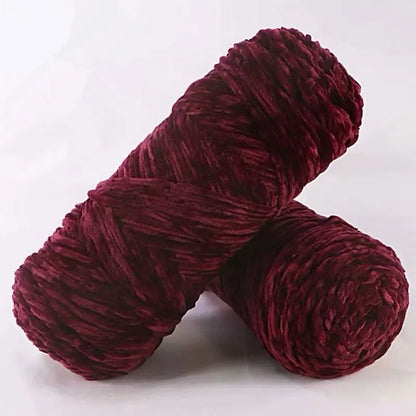 DIY 100% Polyester Velvet Yarn Amigurumi Accessories Dolphin Baby Plush Yarn Soft Chenille Yarn for Knitting 1 Skein 100g 130