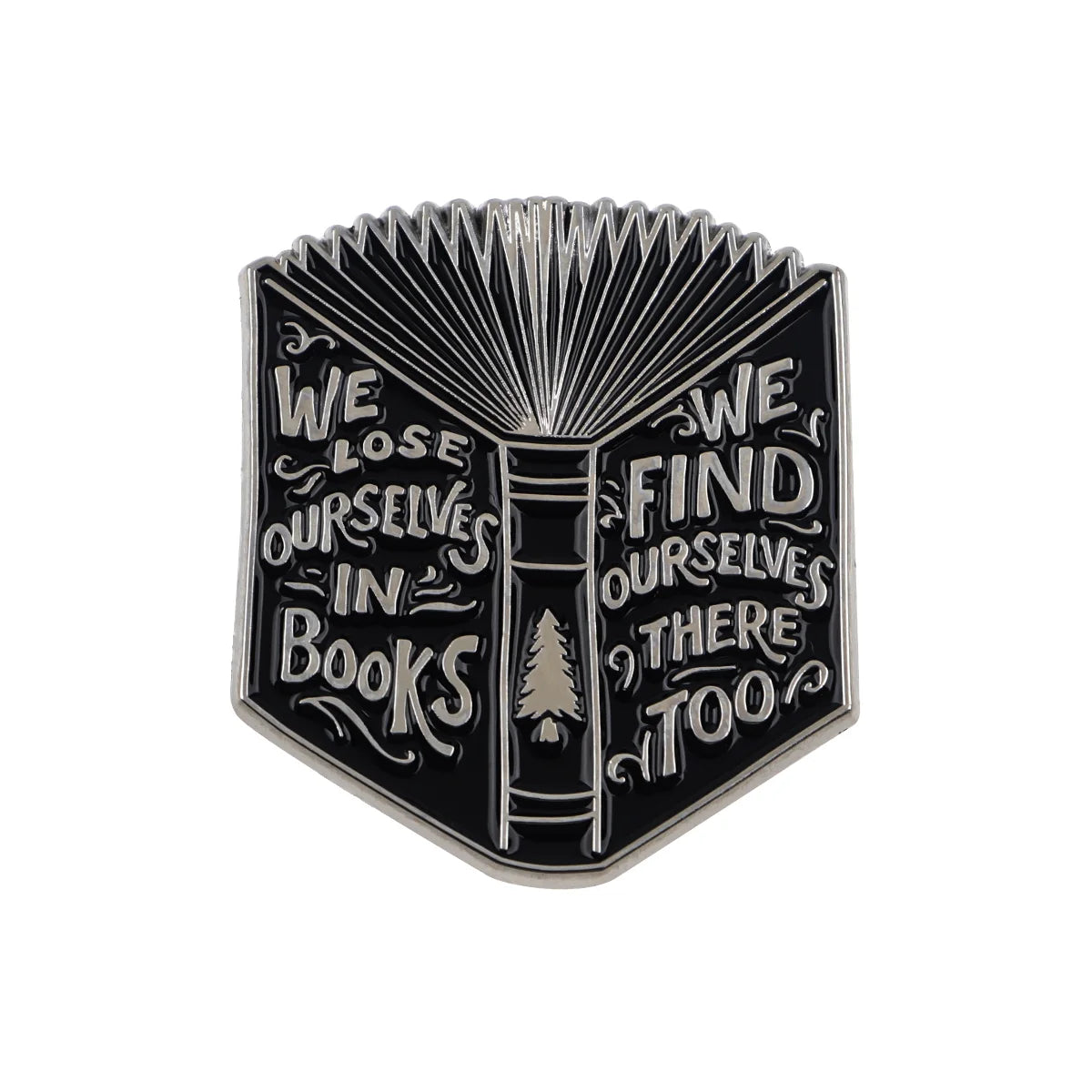 Book Lover Enamel Pin Cute Reading Themed Brooch "Just One More Chapter" Lapel Pins for Backpacks Bookworm Gift - 19